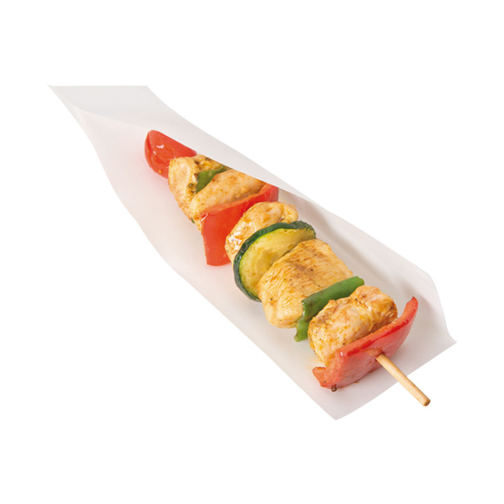 Paper Bag Grease-Proof Opened 22x7,6cm White (5000 Units)