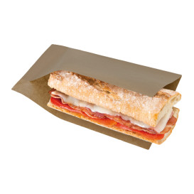 Paper Deli Wrap Grease-Proof Natural 25x13/10cm (100 Units)  