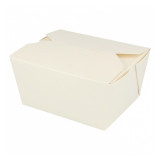 Paper Take-out Container "American" White 11,3x9x6,4cm 780ml (50 Units) 