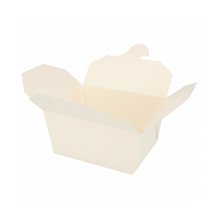 Paper Take-out Container "American" White 11,3x9x6,4cm 780ml (450 Units) 