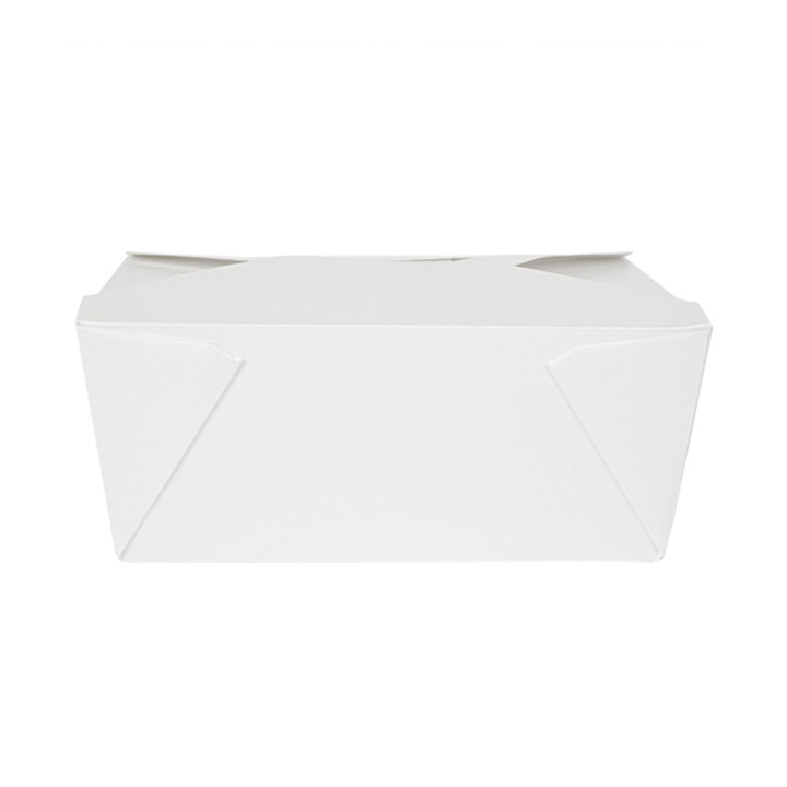 Paper Take-out Container "American" White 19,7x14x9cm 2880ml (200 Units) 