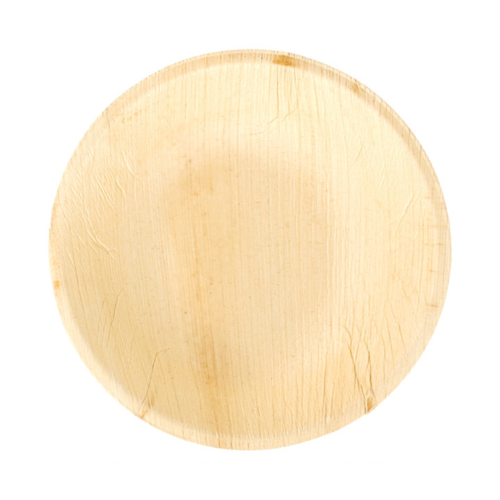 Palm Leaf Bowl Round Shape Ø18x3,5cm (200 Units)
