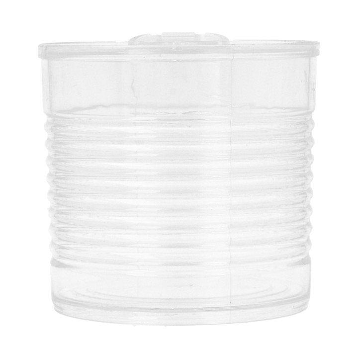 Tasting Plastic Tin Can PS Clear 220ml Ø7,4x7cm (20 Units) 