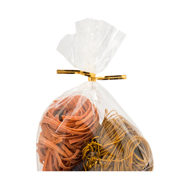 Plastic Bag Closure Gold Metallized 9,5cm (1000 Units)