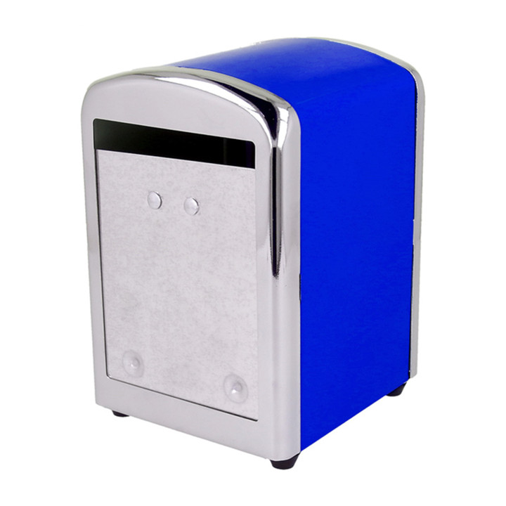 Napkin Steel Dispenser "Miniservis" Blue 10,5x9,7x14cm  (1 Unit)