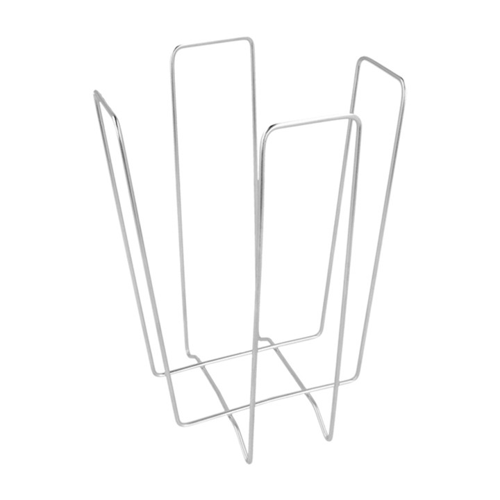 Wire Napkin Holder Silver 18x18x19,4cm (12 Units)