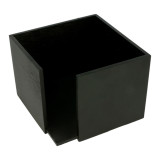 Bamboo Napkin Holder Black 13,5x13,5x10cm (1 Unit) 