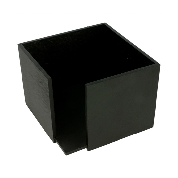 Bamboo Napkin Holder Black 13,5x13,5x10cm (1 Unit) 