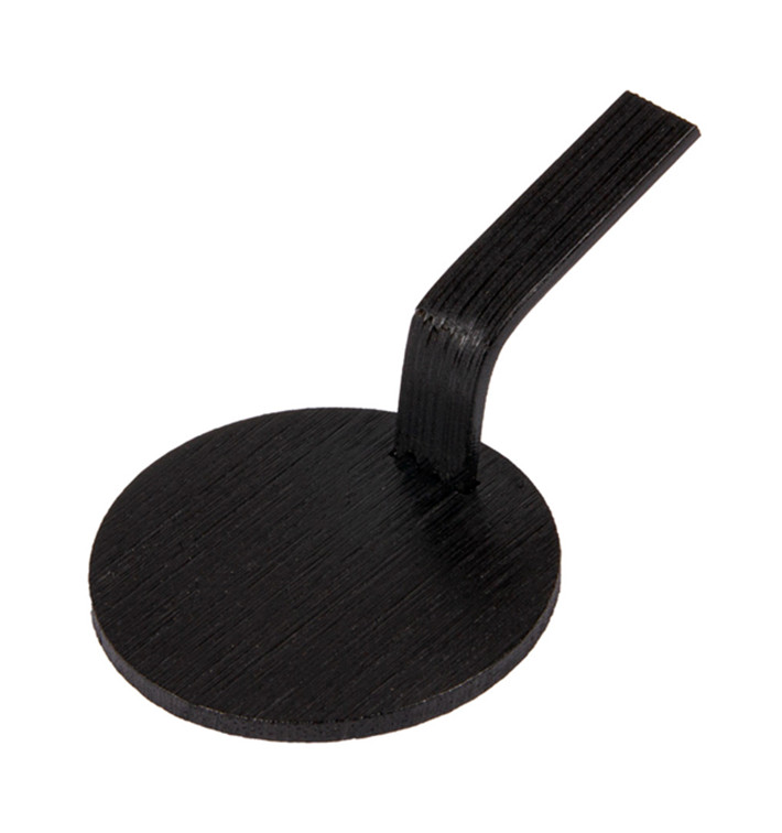 Bambo Mini Shovel Tray Black "Tapas" Ø5 cm (100 Units)  