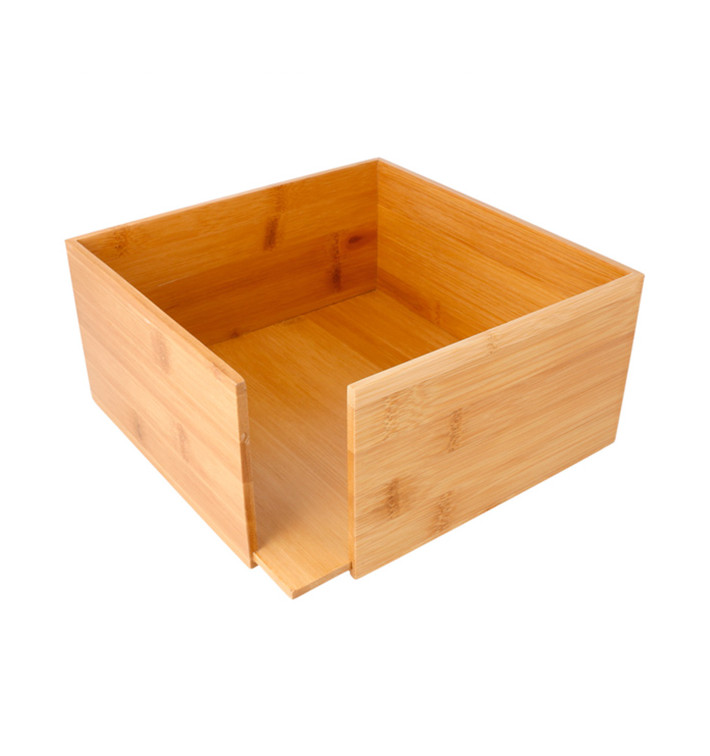 Bamboo Napkin Holder 21x21x10cm (1 Unit) 
