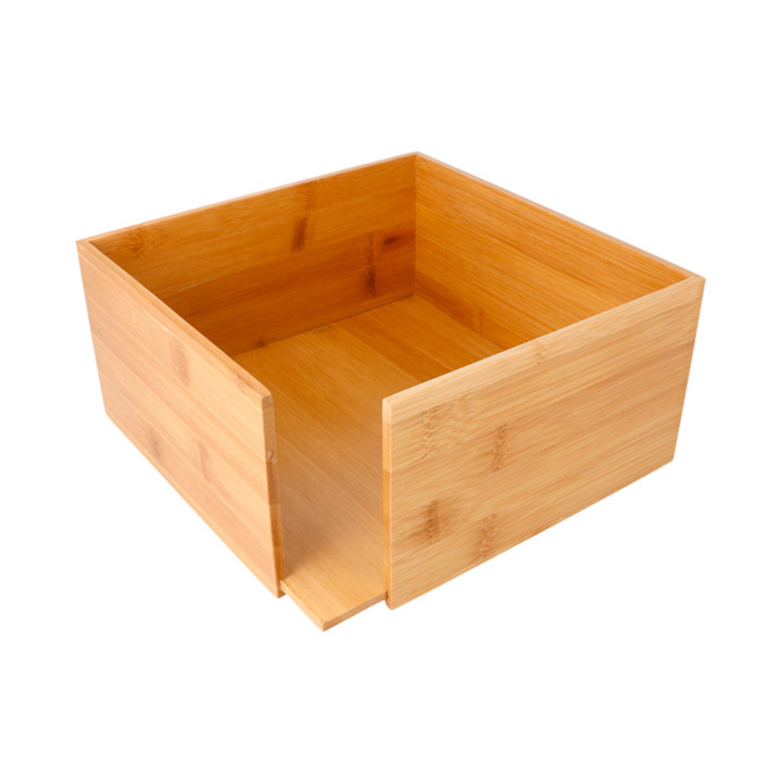 Bamboo Napkin Holder 21x21x10cm (12 Units)