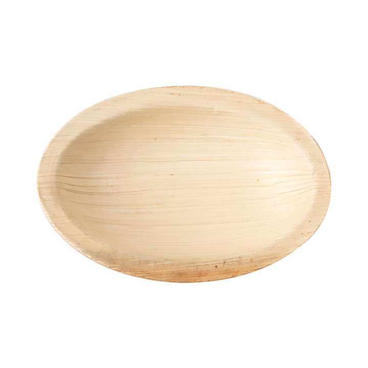 Palm Leaf Oval Bowl 9x6x1,5cm (500 Units)