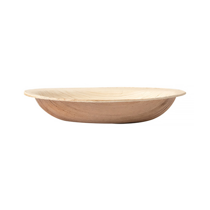 Palm Leaf Rectangularl Bowl 7,5x5x2,5cm (25 Units)