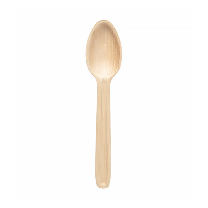 Palm Leaf Tasting Mini Spoon 17 cm (25 Units) 