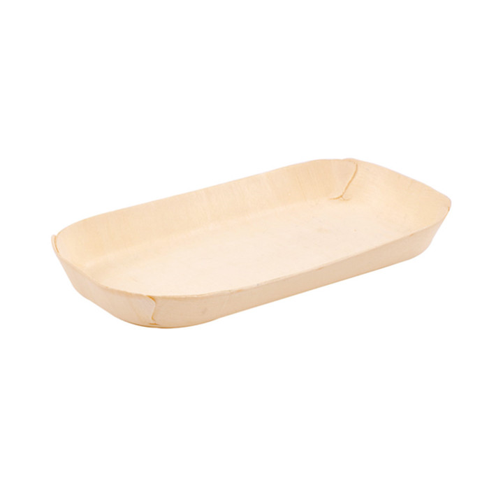 Wood Backing Tray Rectangular 14,5x7x1,3 cm (50 Units) 