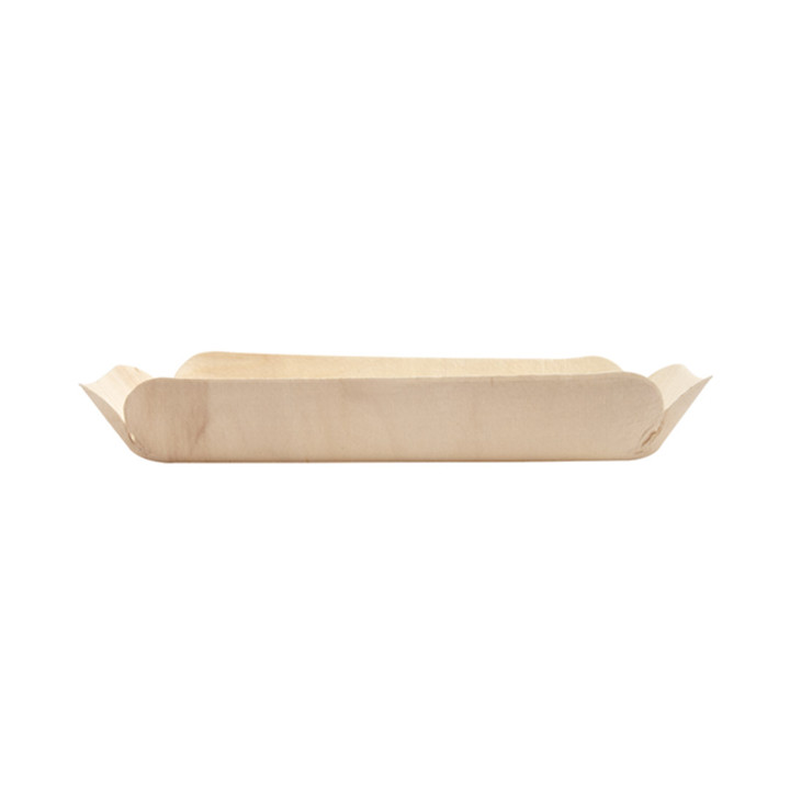 Wood Backing Tray Rectangular 23x11,5x3,4 cm (50 Units) 