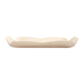 Wood Backing Tray Rectangular 16,5x11x2 cm (50 Units) 