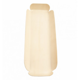 Wood Backing Tray Rectangular 22,5x11x3 cm (50 Units) 