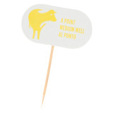 Medium Well Food Marker 8 cm (100 Units)  