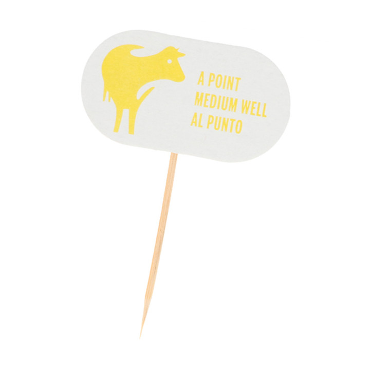 Medium Well Food Marker 8 cm (100 Units)  