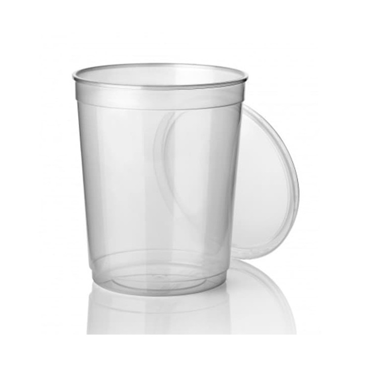Plastic Deli Container PP Clear 1000 ml Ø11,5cm (50 Units)