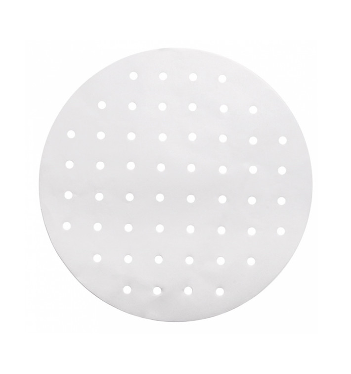 Greaseproof Paper for Bambu Steamer White Ø30 cm (250 Units)  