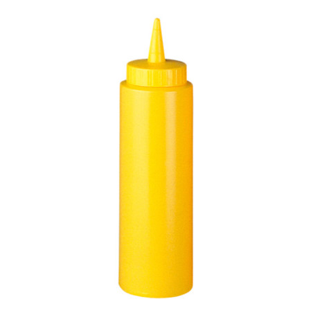 Squeezy Sauce Dispenser Plastic Yellow 240ml (72 Units)