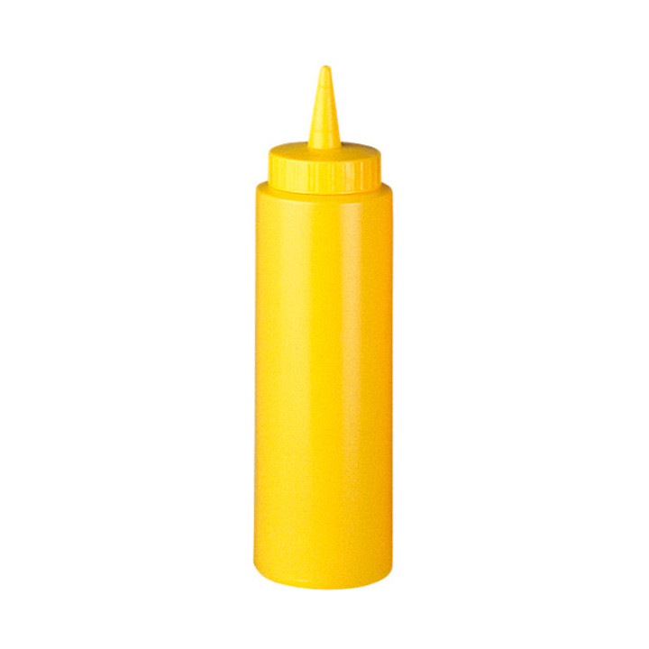 Squeezy Sauce Dispenser Plastic Yellow 240ml (72 Units)