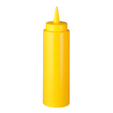 Squeezy Sauce Dispenser Plastic Yellow 240ml (6 Units) 