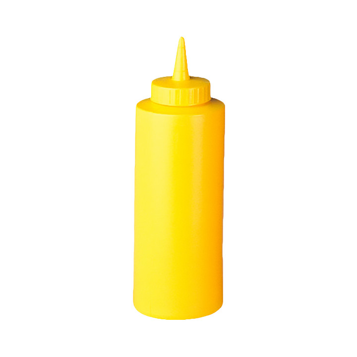 Squeezy Sauce Dispenser Plastic Yellow 360ml (6 Units) 