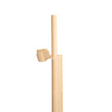 Paper Straw Straight Nature Wrapped With a Kraft Sleeve Ø0,6cm 21cm (250 Units)