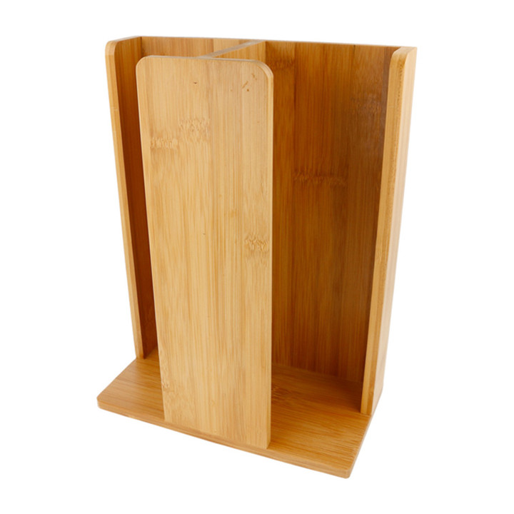 Bamboo Cup and Lid Organizer 23x12x30cm (8 Uts)