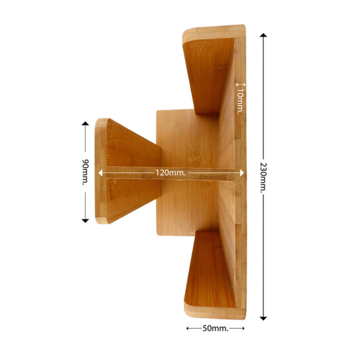 Bamboo Cup and Lid Organizer 23x12x30cm (8 Uts)