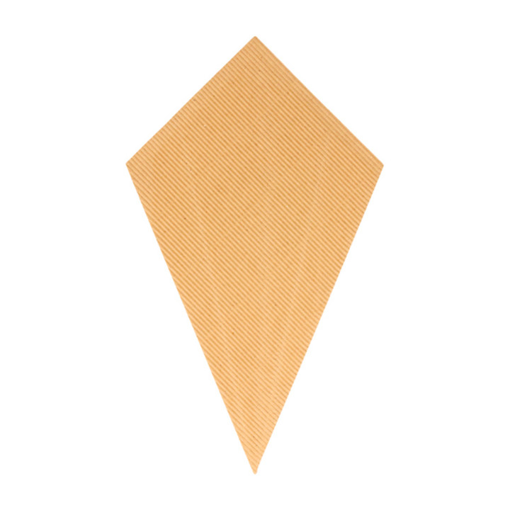 Paper Carrugated Dipping Cone Kraft 27cm 250g (100 Units)