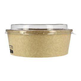 Paper Container Kraft-Kraft + RPET Lid 38 Oz/1120 ml (100 Units)
