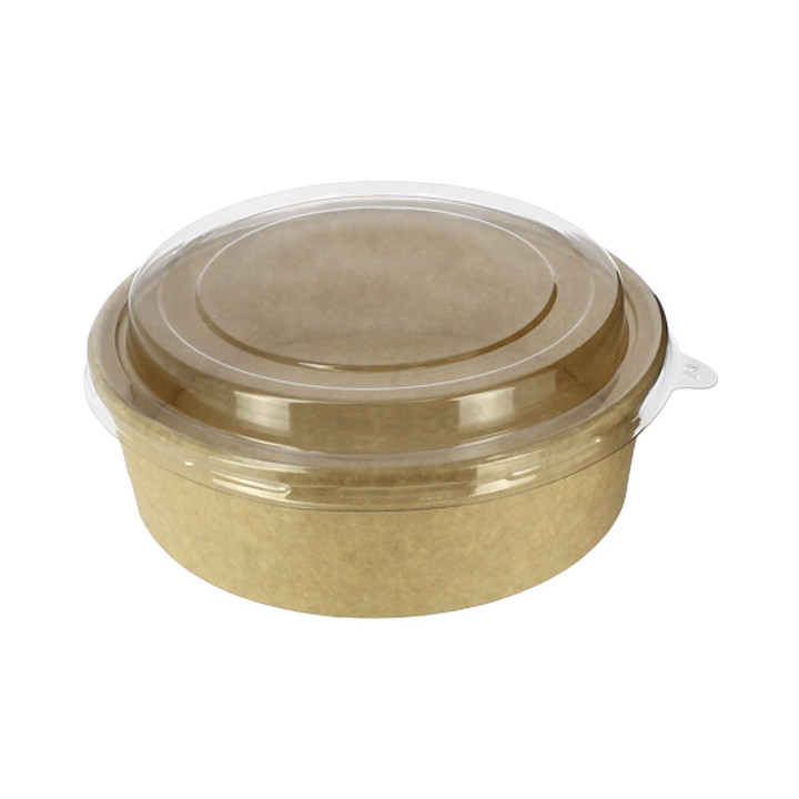 Lid rPET for Soup Bowl 1000ml and 1100ml Trans. Ø18,6cm (300 Units)