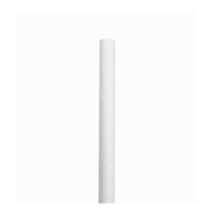 Paper Straw Straight White Ø6mm 20cm (3.000 Units) 