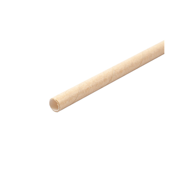 Paper Straw Straight Kraft Ø6mm 14cm (6.000 Units) 
