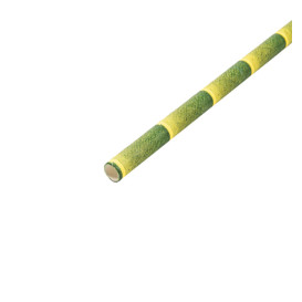 Paper Straw Straight bamboo Ø6mm 21cm (3.000 Units) 