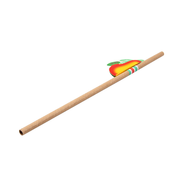 Paper Straw Straight Fruits Ø0,6cm 23cm (2.400 Units)