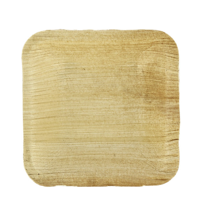Palm Leaf Mini Plate Square Shape 7,7x7,7cm (200 Units)