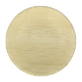 Palm Leaf Bowl Round Shape Ø18x3,5cm (25 Units)