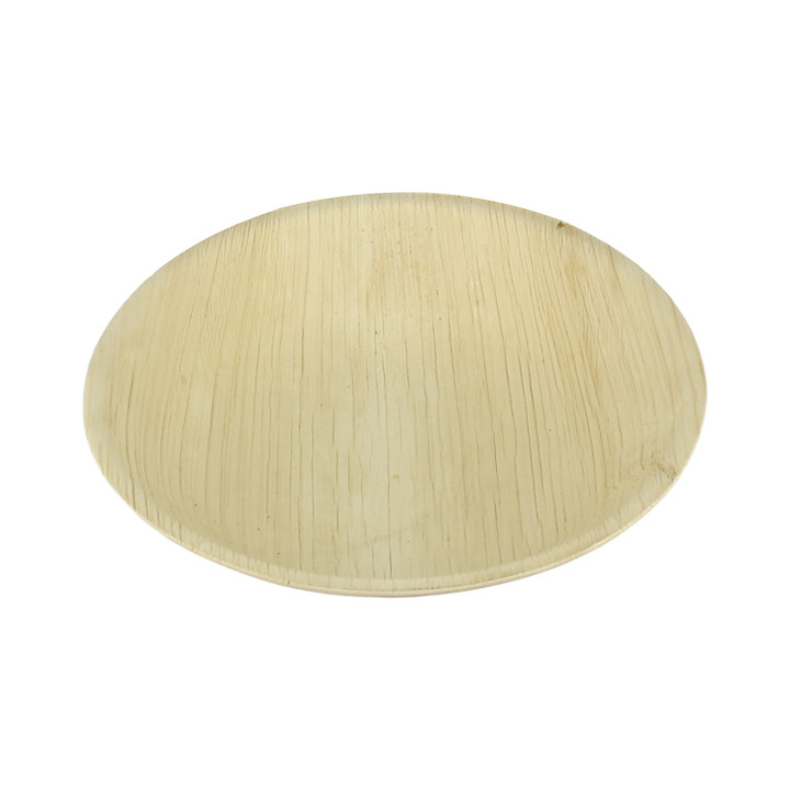 Palm Leaf Bowl Round Shape Ø18x3,5cm (25 Units)