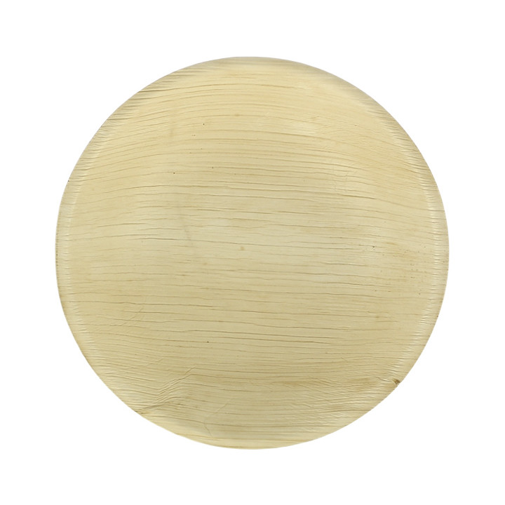 Palm Leaf Bowl Round Shape Ø18x3,5cm (200 Units)