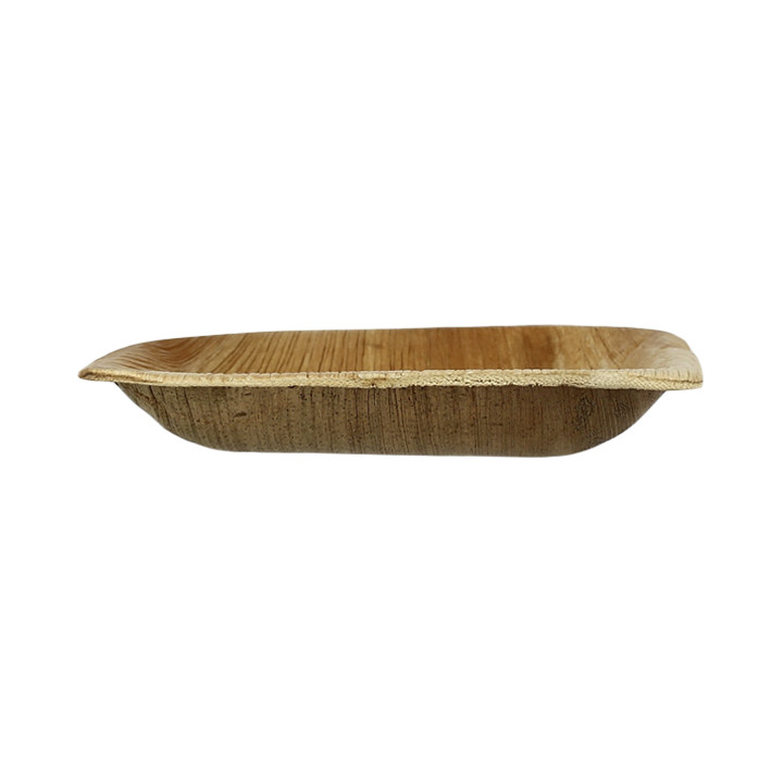 Palm Leaf Mini Plate Square Shape 11,5x11,5x1,5cm (25 Units) 