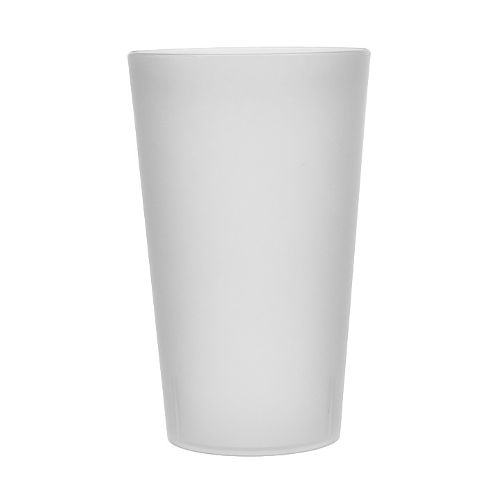 Plastic Cup PP Reusable Translucent 330ml (16 Units) 