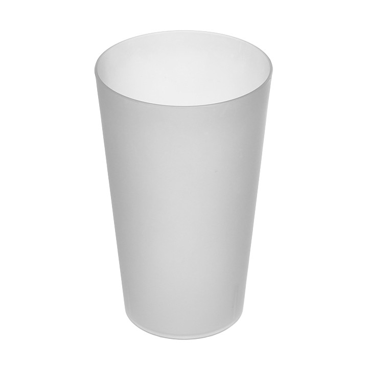 Plastic Cup PP Reusable Translucent 330ml (16 Units) 