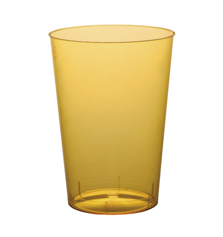 Plastic Cup PS "Moon" Mango Clear Ø7,3cm 220ml (1000 Units)