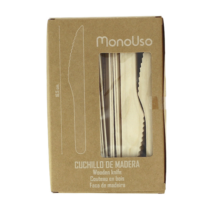 Wooden Knife Eco 16cm (1.000 Units)