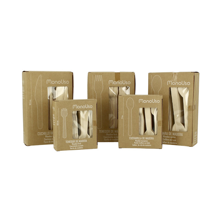 Wooden Mini Fork Eco 10,5cm (100 Units)  